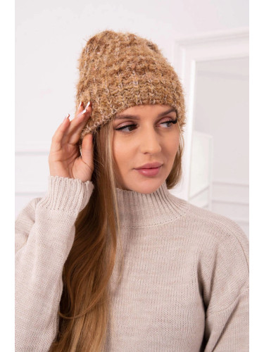 Women's cap Cina K259 brown