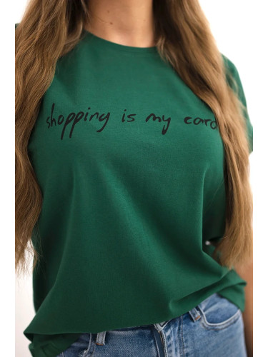 Shopping blouse is my cardio dark green