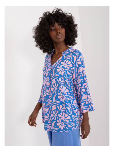 Blouse-D73771M11174A-blue