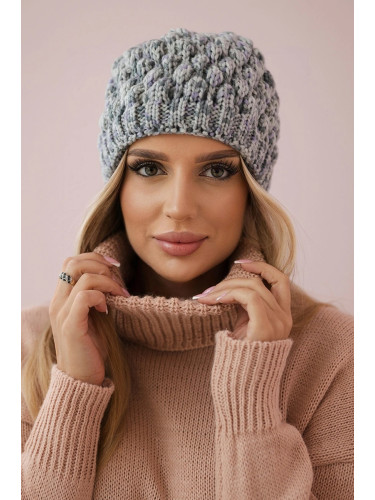 marka niezdefiniowana Cap K156 gray + purple