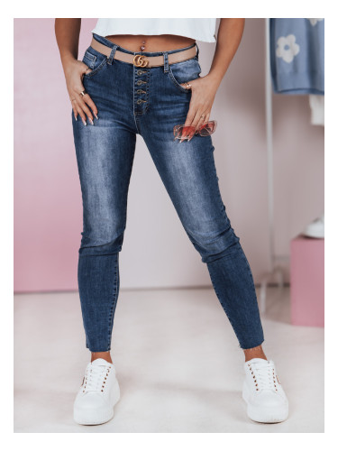 Spodnie damskie slim fit jeansowe SKYFINE Dstreet