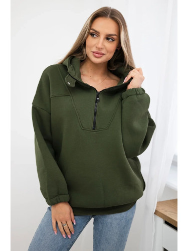 Khaki hoodie