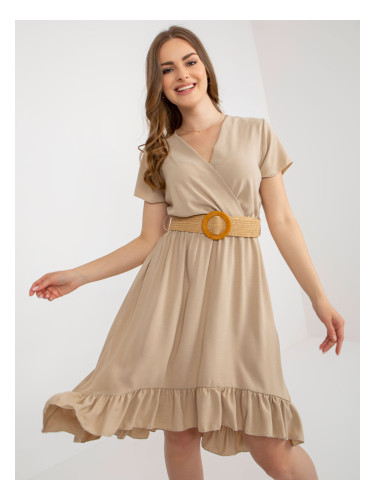 Dress-DHJ-SK-8358.19-beige