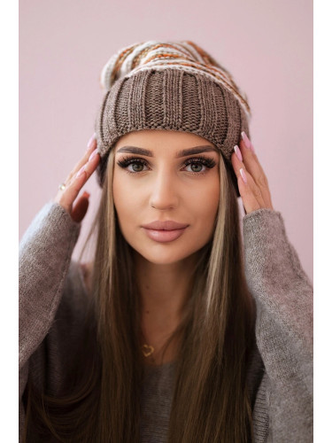 Women's cap Feba K330 mocca