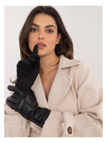 Black elegant women's gloves