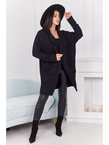 Cape with pockets black