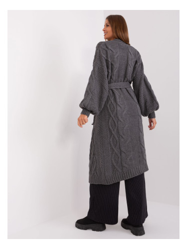 Cardigan-BA-SW-8020-1.36P-Dark Grey