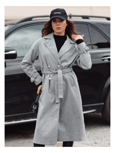 Дамско дълго палто с овърсайз размер CAMELLYN