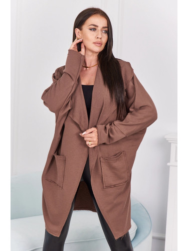 Cape with mocha pockets