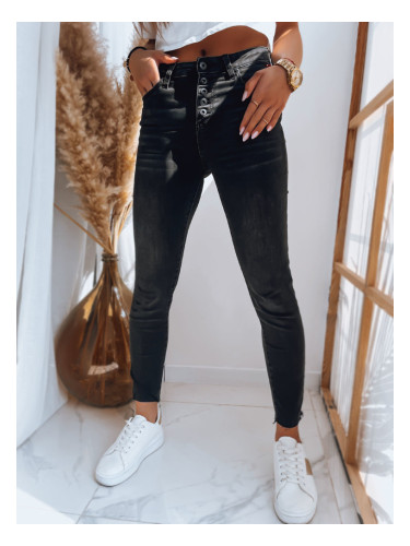 Jeansy damskie KAMELIA czarne Dstreet