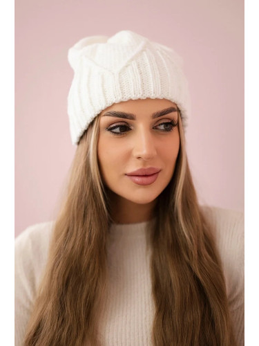 marka niezdefiniowana Women's cap Liliana K375 white