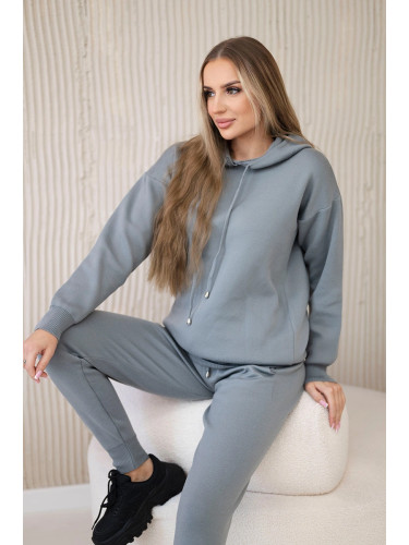 Sweater Set Sweatshirt + Trousers dark grey