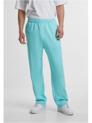 Men's loose sweatpants Fluffy beryl blue