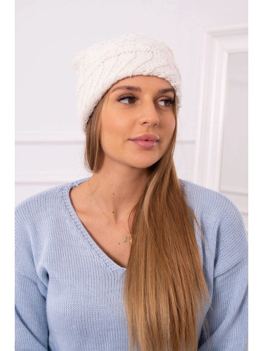 Women's cap Dagmara K332 white