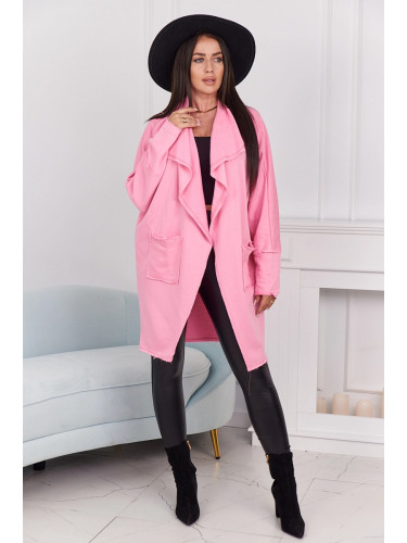 Cape with pockets light pink