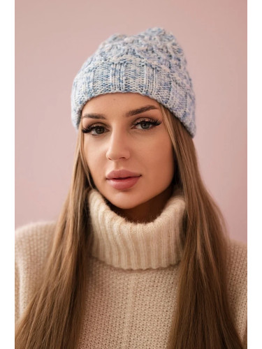 Kesi Cap with fleece Melisa K241 blue