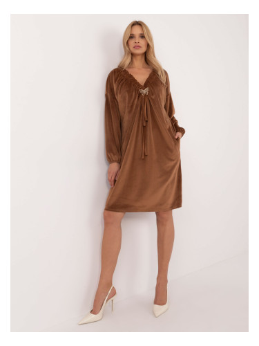 Dress-DHJ-SK-19890.86P-Light Brown