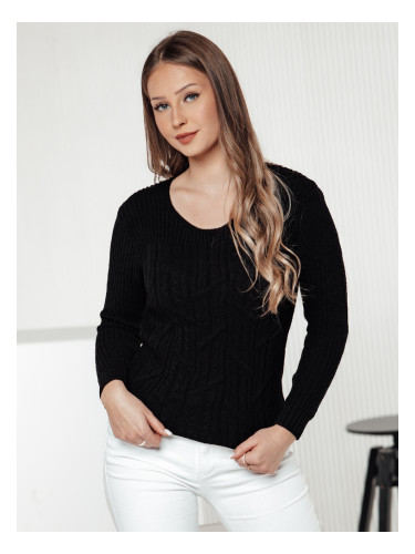 Черен пуловер LAVIRTA