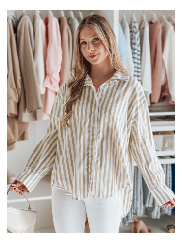 Дамска риза овърсайз SAMONE на райета