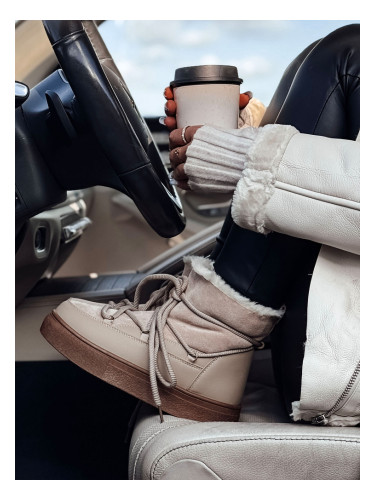 Śniegowce damskie LUXSNUG ocieplane khaki Dstreet