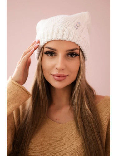 marka niezdefiniowana Women's cap Kryspina K394 white