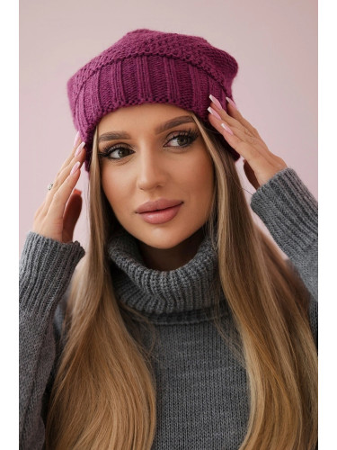 Women's cap Danuta K331 dark purple
