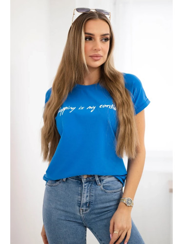 Shopping blouse is my cardio purple-blue