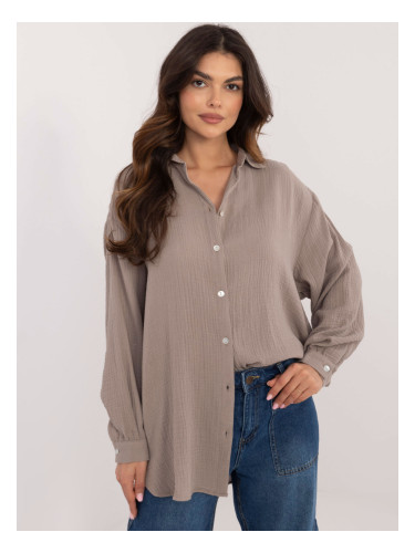 Shirt-D70032M11066D1-dark beige