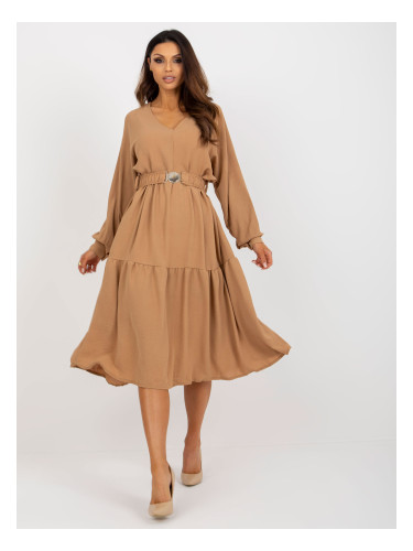 Dress-TW-SK-BI-2021706.93P-camel
