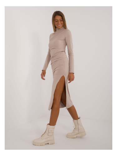 Dress-LK-SK-509642.02-beige