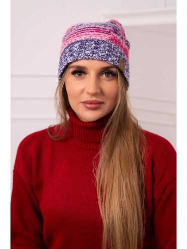 marka niezdefiniowana Cap with fleece Monika K256 pink+dark purple