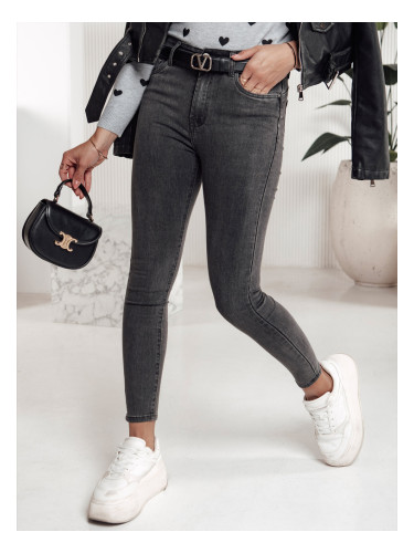 Spodnie damskie FEELFREE jeansowe szare Dstreet