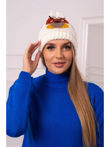 Women's cap Ofelia K349 ecru