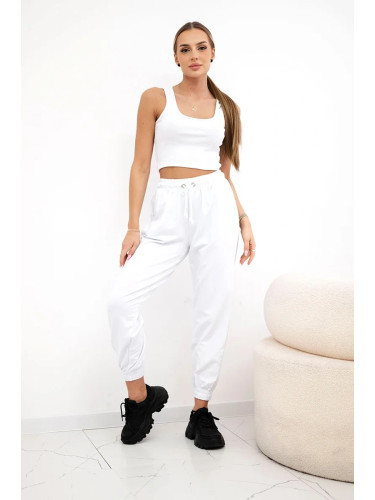 Set of top+pants white