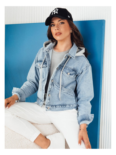 Kurtka jeansowa damska GASTIM niebieska Dstreet
