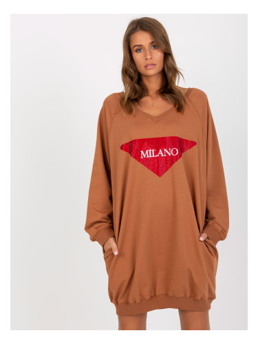 Sweatshirt-VI-BL-3113.73P-light brown