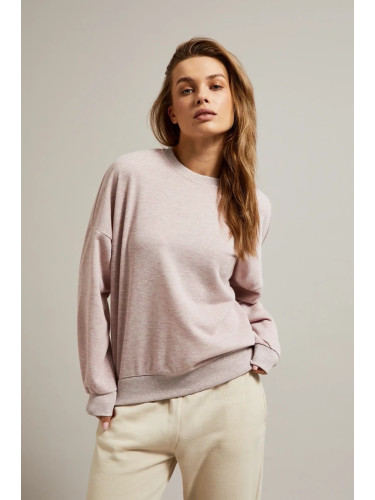 Marisse Women's Sweatshirt Z-Bl-4504 Pink Mel