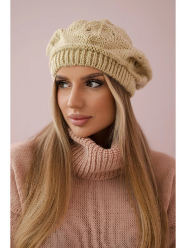 marka niezdefiniowana Women's cap Sofia K369 light beige