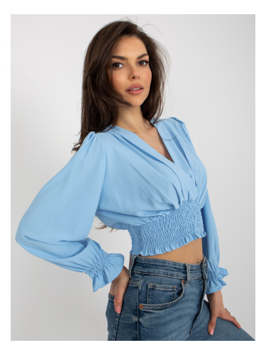Blouse-DHJ-BZ-13866.92P-light blue