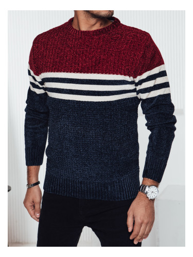 Мъжки раиран пуловер Dstreet