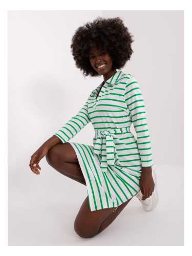 Dress-LK-SK-509299.74-white-green