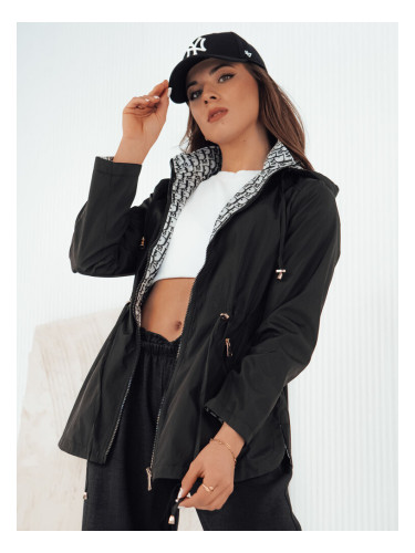 Kurtka parka damska BEGET czarna Dstreet