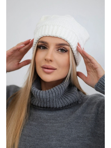 marka niezdefiniowana Women's cap Nastia K373 white