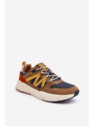 BIG STAR SHOES Мъжки многоцветни спортни обувки от мемори пяна Big Star