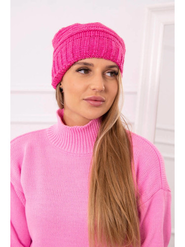 Women's cap Elora K336 dark pink