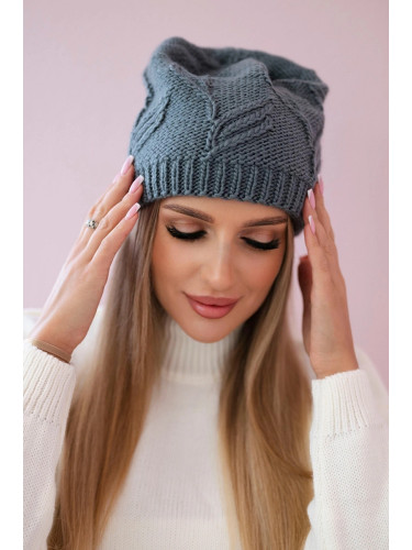 Kesi Women's cap Majka K376 dark grey