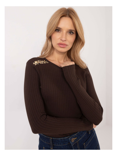 Blouse-RV-BZ-A-210.43-dark brown