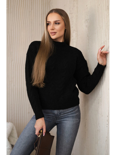 Sweater over the head black