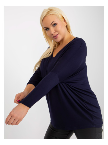 Blouse-RV-BZ-5745.18-navy blue