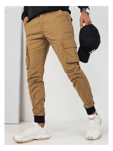 Spodnie męskie bojówki khaki Dstreet